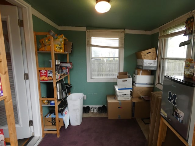 view of storage
