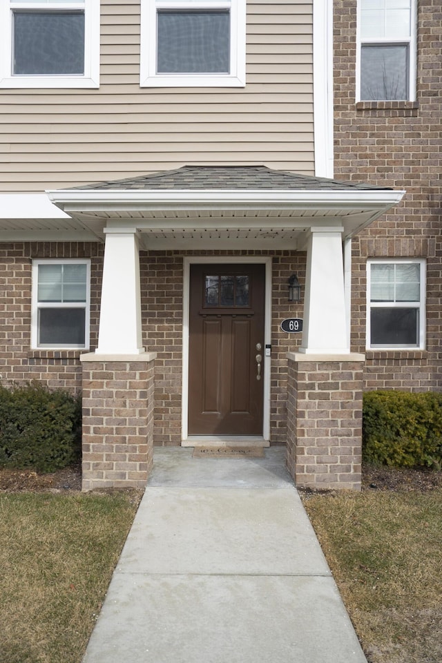 view of entrance to property