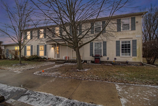 view of colonial home