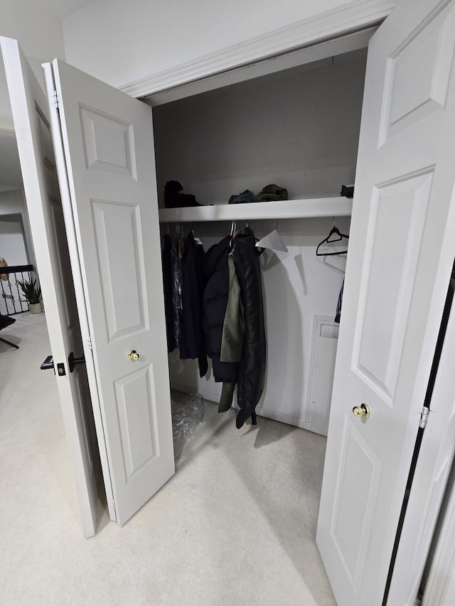 view of closet