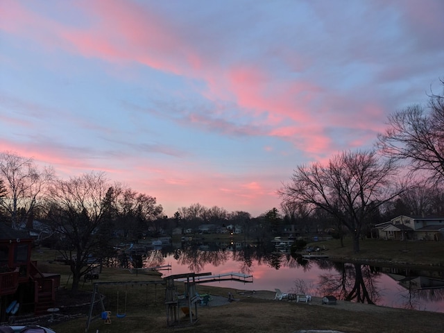 property view of water