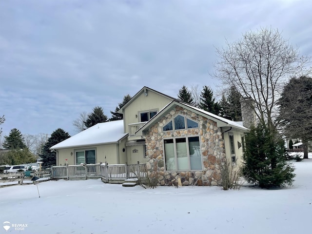 view of front of property