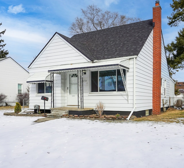 view of bungalow-style house