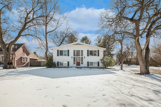 view of front of house