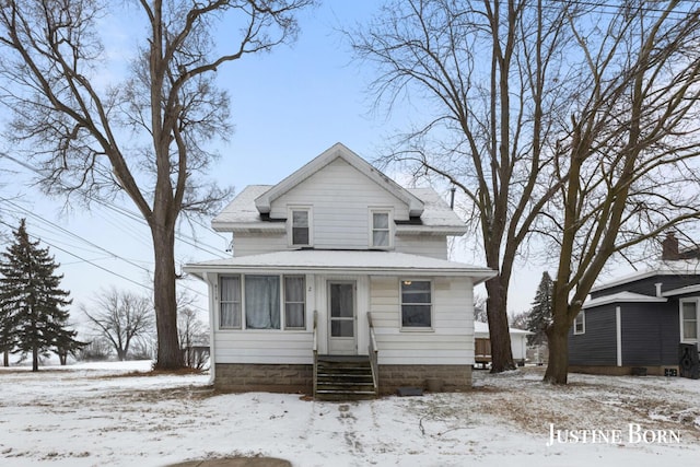 view of front of property