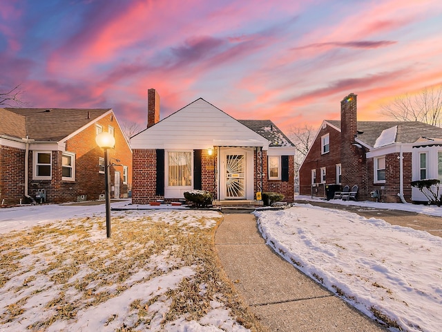 view of front of home