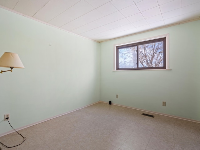 1397 N Channel Dr, Harsens Island, MI 48028 - unfurnished room featuring baseboards