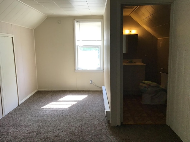 21915 Cyman Ave, Warren, MI 48091 - bonus room with lofted ceiling, sink, and carpet floors