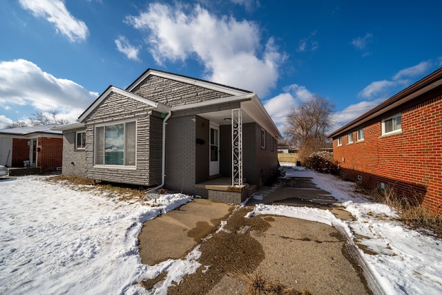 view of front of home