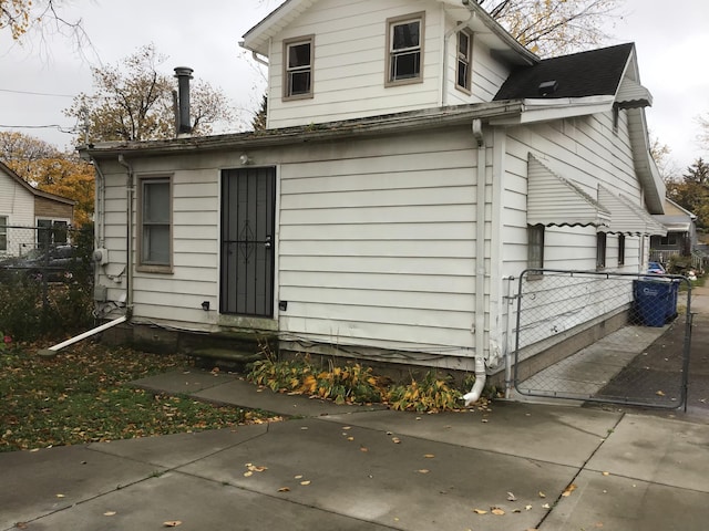 view of rear view of house