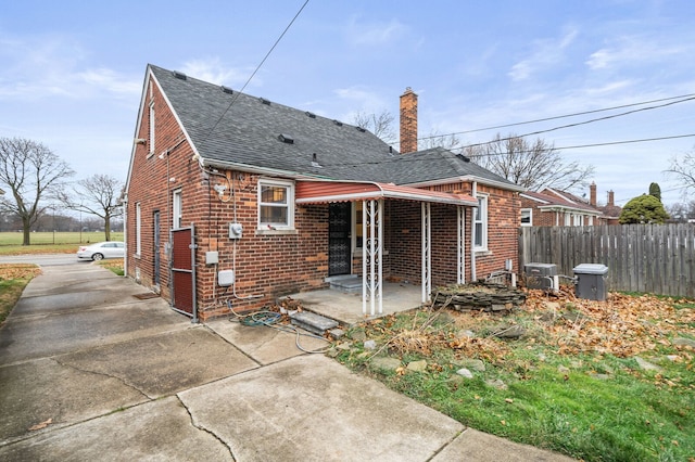 back of house featuring a patio