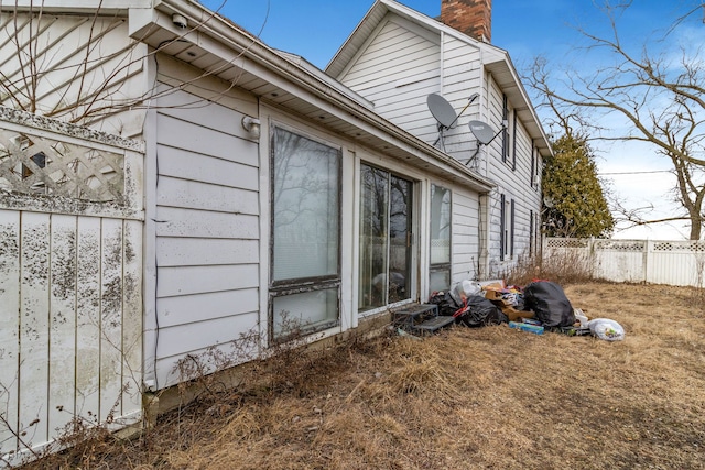 view of side of property