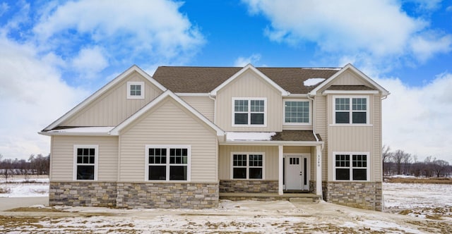 view of craftsman inspired home