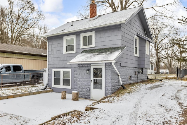 view of front of home