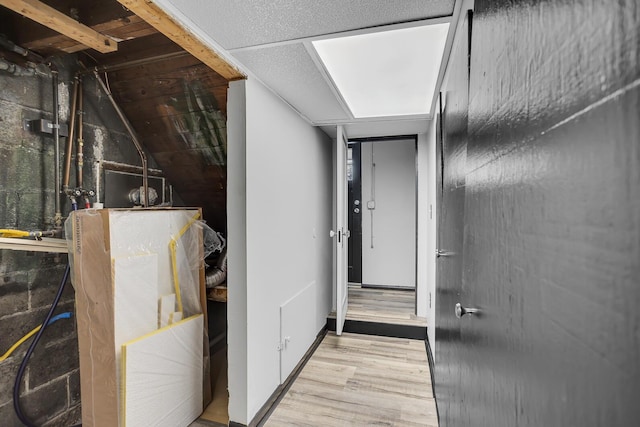 interior space featuring light hardwood / wood-style flooring