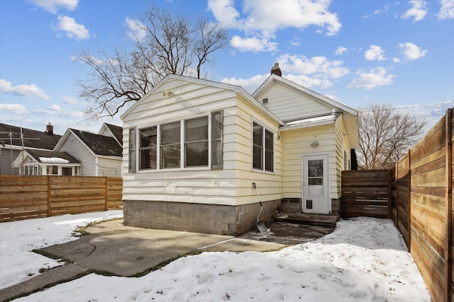 view of bungalow