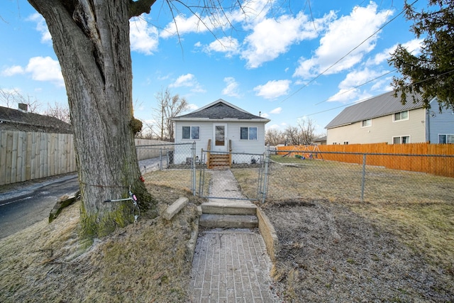 view of rear view of property