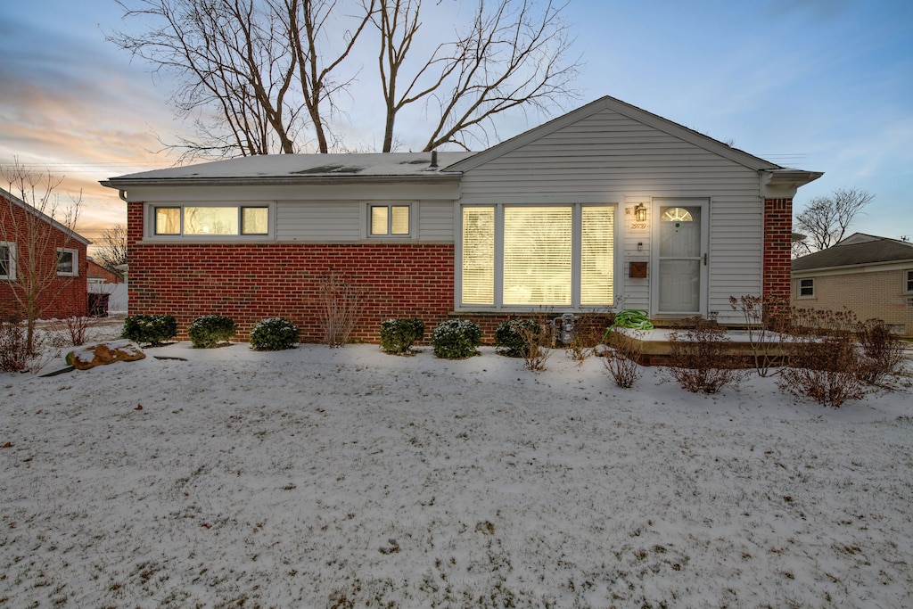 view of bungalow