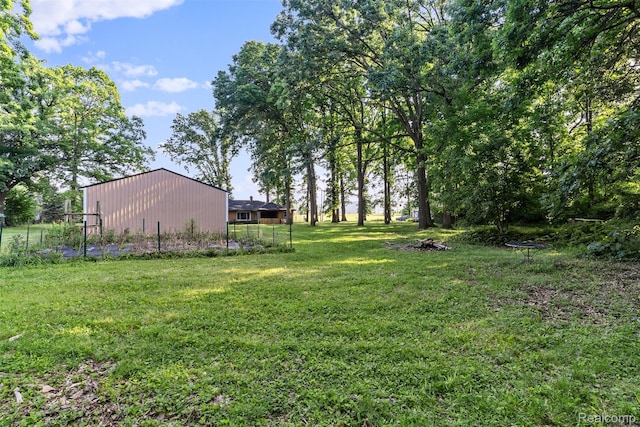 1408 Stephens Ave, Flint, MI 48507 - view of yard with an outbuilding