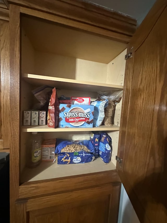 view of pantry