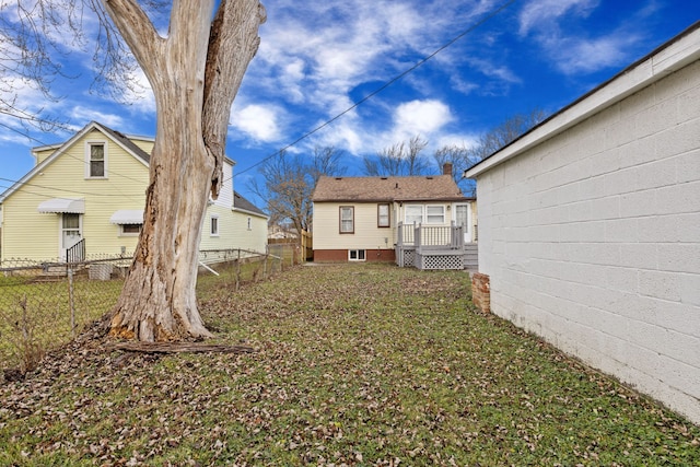 view of yard