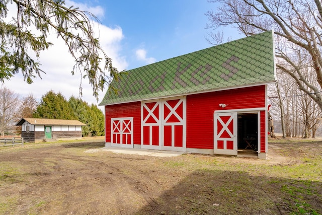 6735 S Scottdale Rd, Berrien Springs, MI 49103 - view of barn