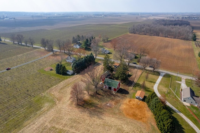 6735 S Scottdale Rd, Berrien Springs, MI 49103 - aerial view with a rural view