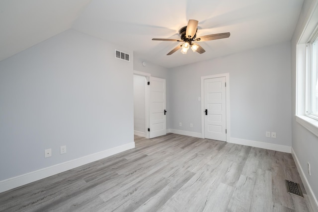 6735 S Scottdale Rd, Berrien Springs, MI 49103 - empty room featuring visible vents, light wood finished floors, and baseboards