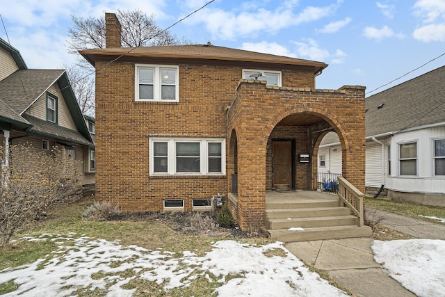 view of front of home