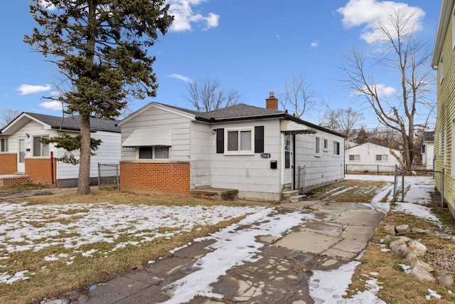 view of bungalow-style house