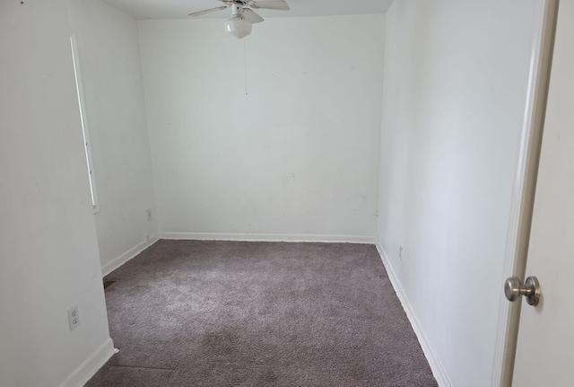 30052 Schoenherr Rd, Warren, MI 48088 - empty room with carpet flooring, baseboards, and a ceiling fan