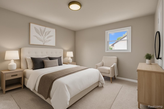 23225 Beverly St, Saint Clair Shores, MI 48082 - bedroom with light carpet and baseboards