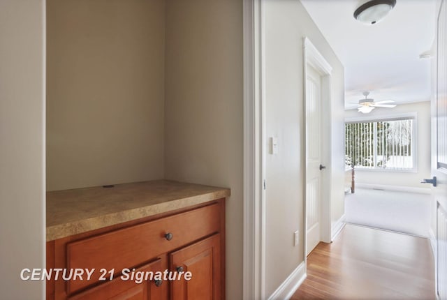 100 Tuscany Cir, Saginaw, MI 48603 - hall featuring wood finished floors and baseboards