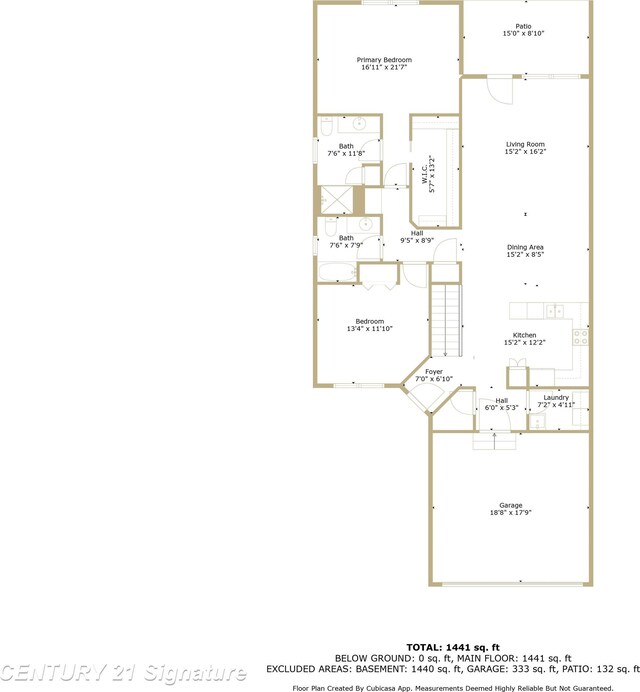 100 Tuscany Cir, Saginaw, MI 48603 - floor plan / room layout