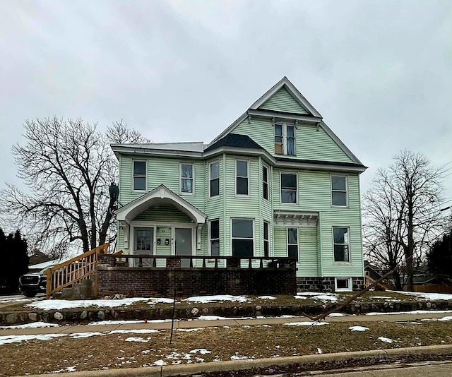 view of victorian home