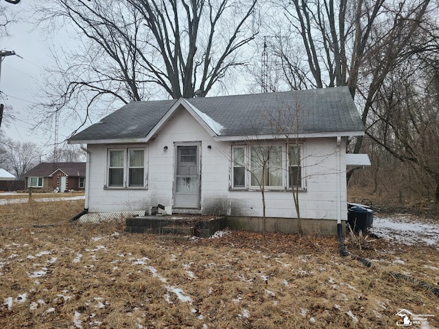 view of bungalow-style home