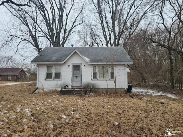 view of bungalow-style home