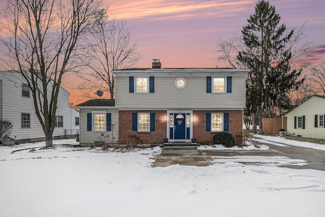 view of front of home