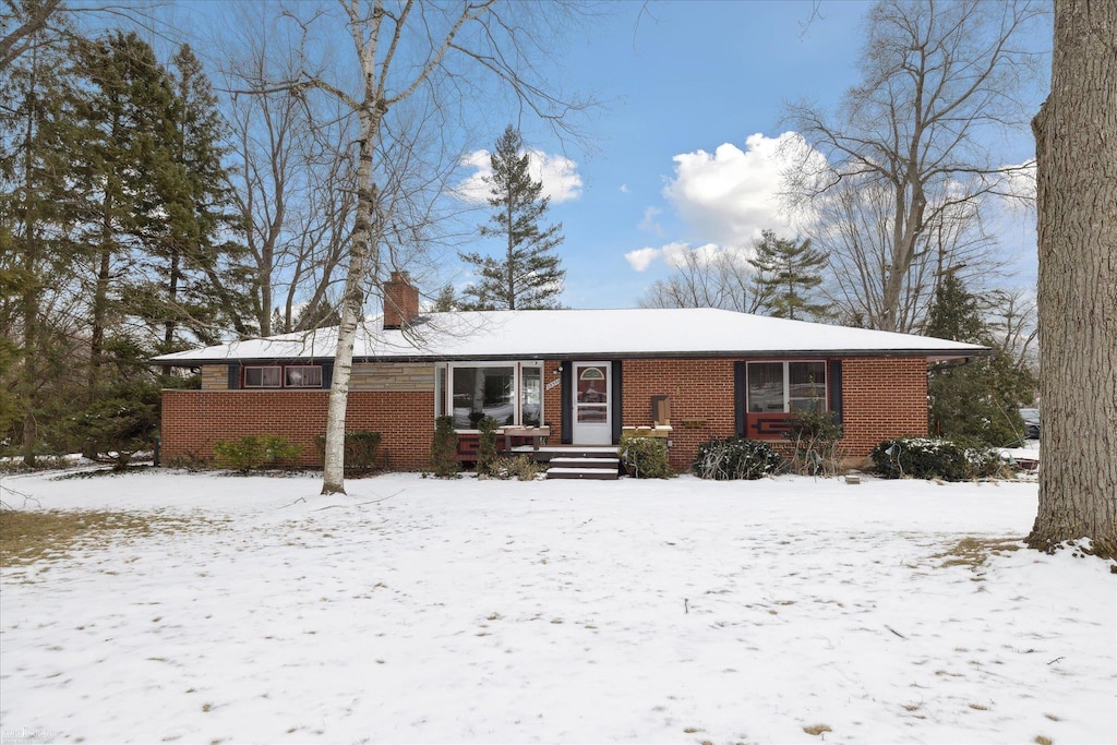 view of ranch-style house