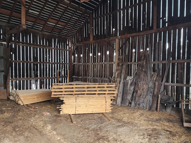 view of horse barn