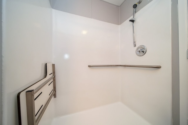 bathroom with walk in shower