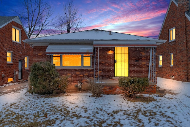 view of front of property