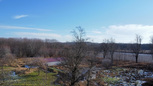 property view of mountains with a rural view