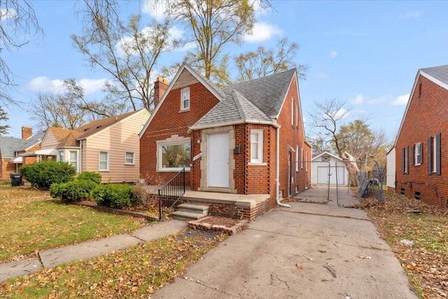 view of bungalow-style home