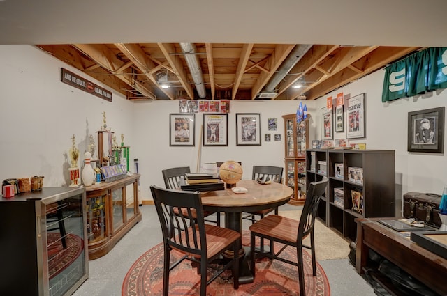 view of dining area