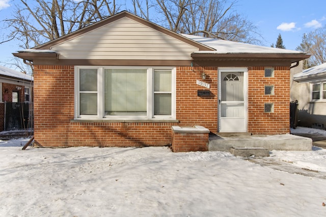 view of bungalow-style house