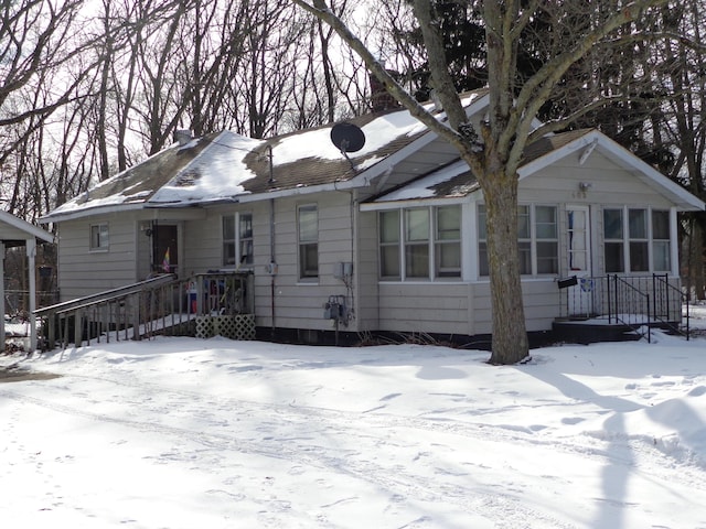 view of front of house