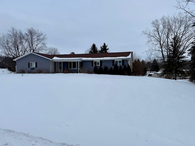 view of ranch-style house