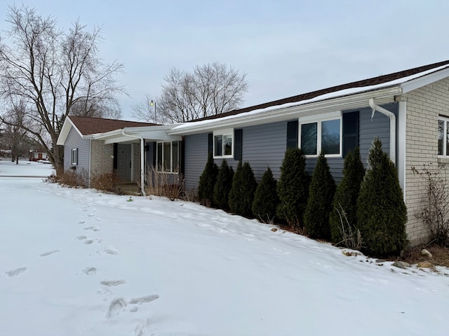 view of ranch-style house