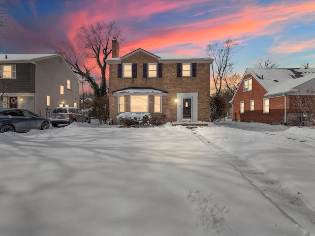 view of front of property